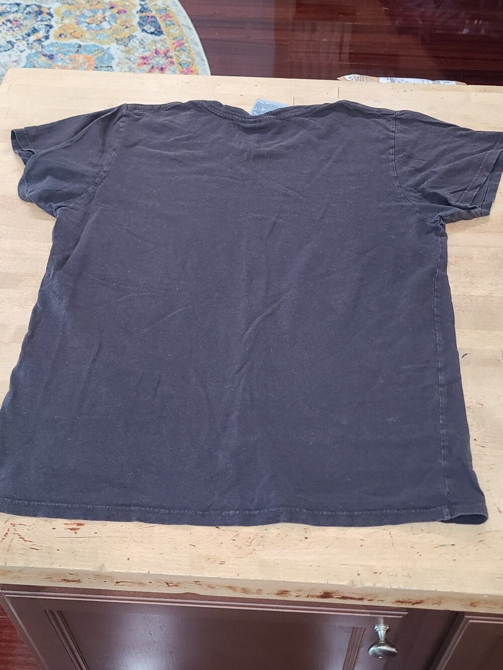 Jungmaven Faded Black Tshirt L 55% Hemp - Picture 5 of 5